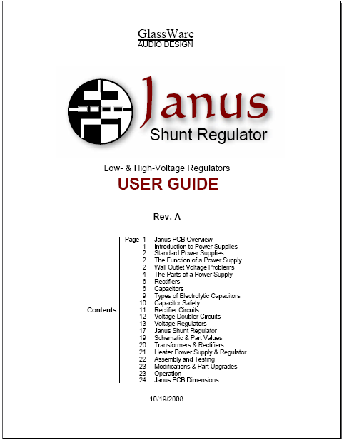 Janus Regulator User Guide