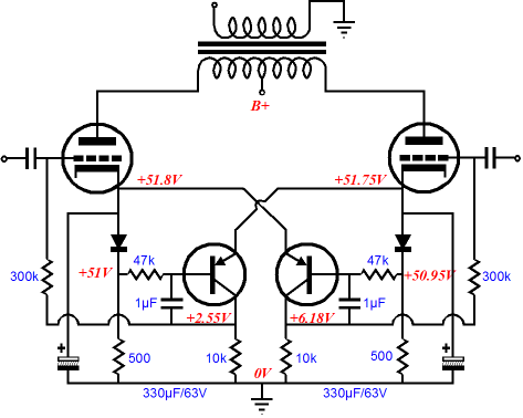 Broskie Cross-Refenced Auto Bias Circuit 